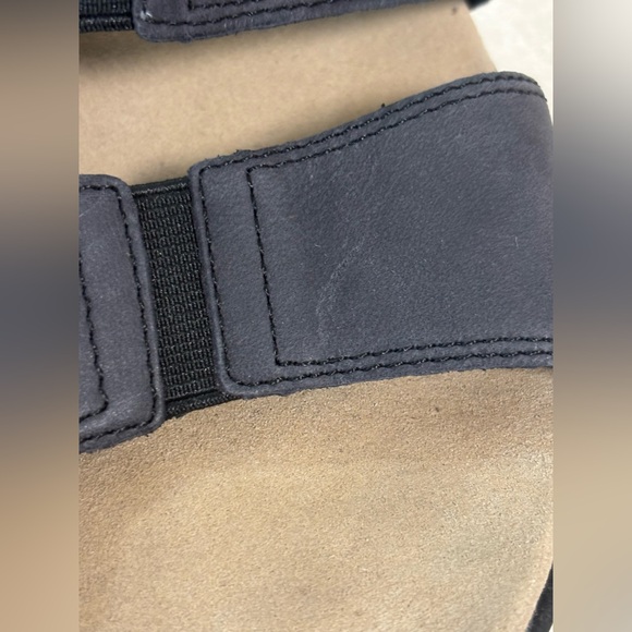 KURU Coda Muse Sandals Shoes Womens Size 9 Jet Black Strappy Comfort Walking - Picture 11 of 11